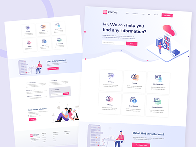 Pexdoc- Knowledgebase Customer Support & Helpdesk Ticketing CMS auomation branding clean cms faq helpdesk knowledge knowledge base knowledgebase module landing page design minimal search security support ticket module ticketing system ui ui design uiux user dashboard website design