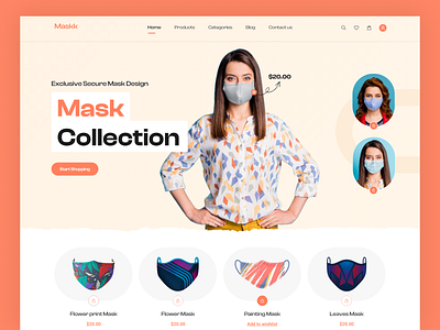 Mask Store e-commerce Website