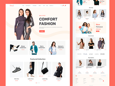 Fashion Store E-commerce Website by Asib uz zaman Nahid on Dribbble