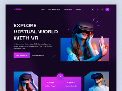 VR Store Website by Asib uz zaman Nahid on Dribbble