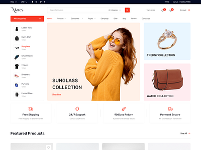 Fashion Store e-Commerce website by Asib uz zaman Nahid on Dribbble