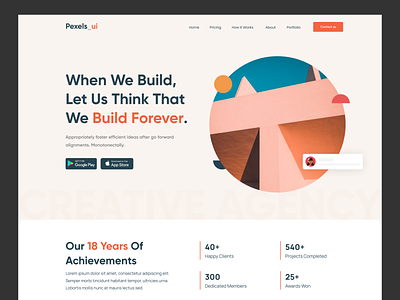 Creative Agency Landing page