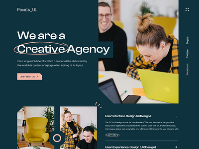 Creative Agency Website by Asib uz zaman Nahid for Xgenious Agency on ...