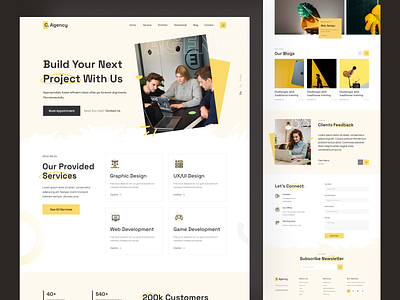 Creative Design Agency Landing page