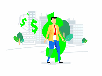 Passive Income Business Concept Illustration