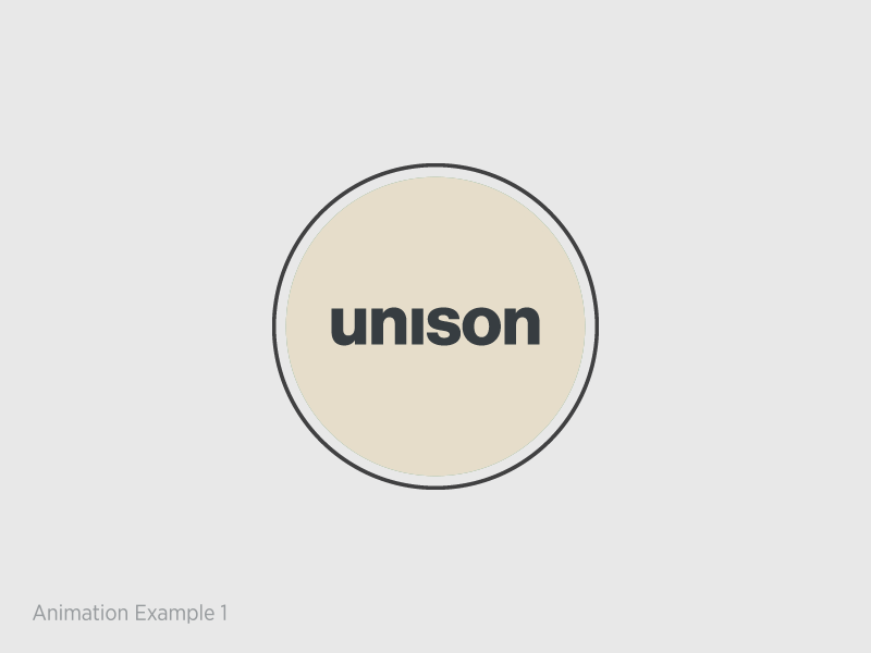 Unison Logo - Animation Experiment 1 adobe ae after effects ai flexible illustrator logo logo motion motion graphics movement ui