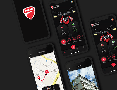 Ducati Smart Key Concept abode behance branding design figma protopie prototype ui uianimation uidesign uidesigner uidesigns uiux uxdesign xd design