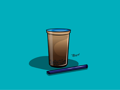 Boba illustration