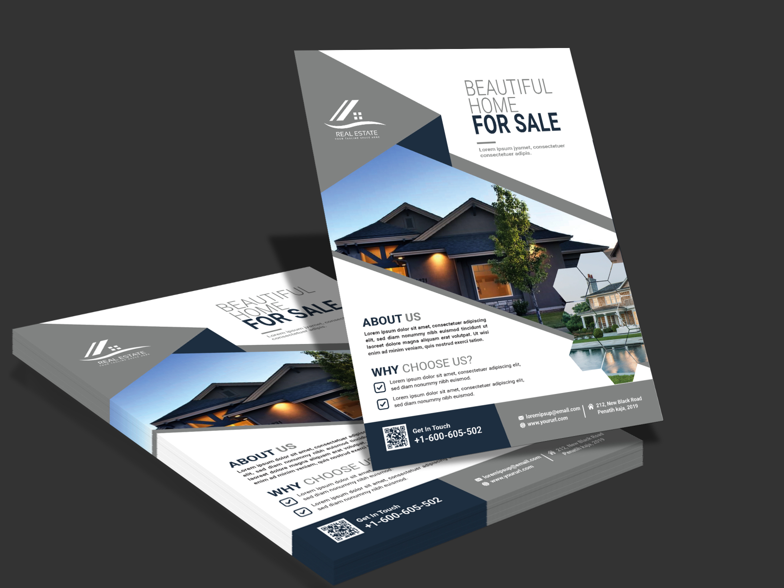design real estate flyers