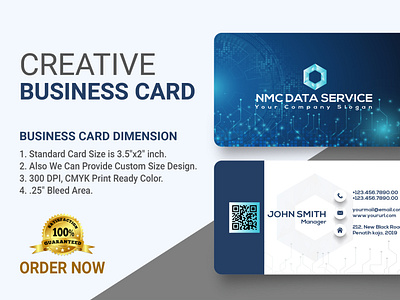 I will make creative business card for you