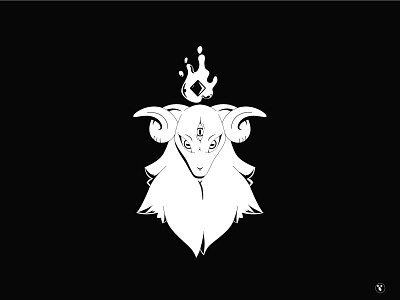 Demon Goat of Keyframe illustration