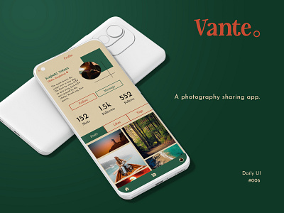 User Profile : Daily UI #006 006 android app daily ui dailyui mobile app social app social media app ui design ui ux uiux user profile ux