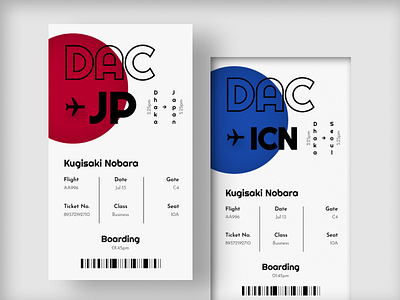 Boarding Pass - DailyUI #024 024 3d app boarding pass branding creative dailyui design flight graphic design illustration minimal minimalist mobile app pass ticket typography ui uiux