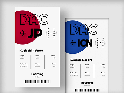 Boarding Pass - DailyUI #024