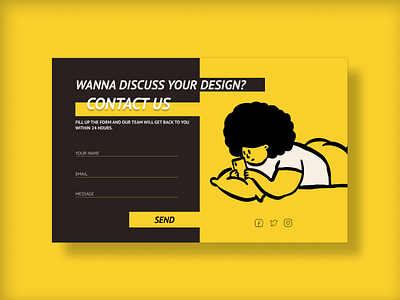 Contact Us - DailyUI #028