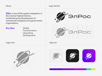 ElRos: Logo design branding design icon logo