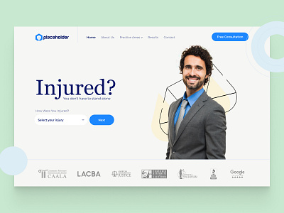 Website Concept — Law Firm branding design ui ux web