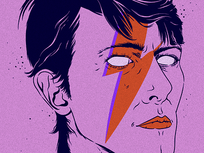Bowie illustration bowie