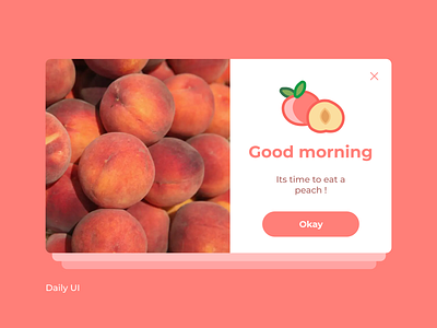 Peachy pop up / overlay