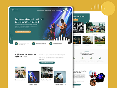 Hessels music equipment app branding design graphic design logo ui ux web webdesign website