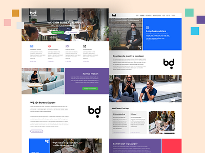 Bureau Dapper - Redesign website branding design graphic design minimal redesign typography ui ux web webdesign website