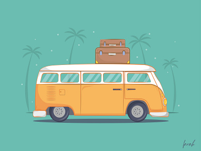 Volkswagen Van by Farah Jawhar on Dribbble