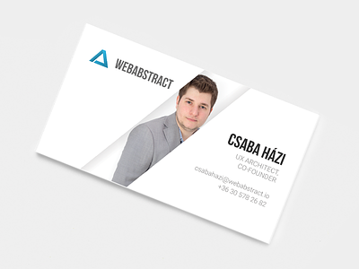 New business card design businesscard clean dtp