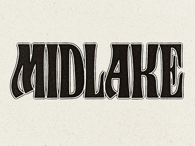 Midlake Logotype band lettering letters logotype midlake rock