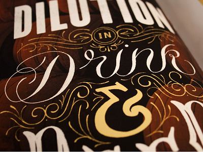 Brown-Forman AR (Close-Up) ampersand annual report bourbon brown forman hand lettering whiskey