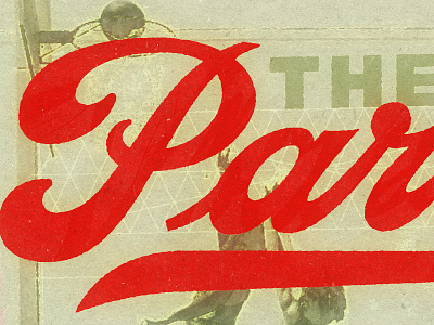 The Park Logo basketball logotype old school park script sports wordmark