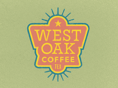 West Oak Coffee Badge