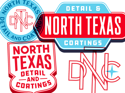 NTDC Badges badge logo logotype monogram sheild texas