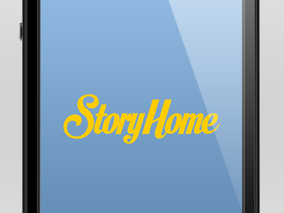 Storyhome Interface mobile app recoding sound story telling