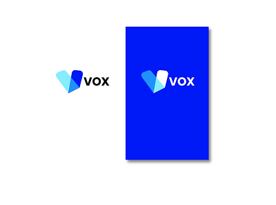 VOX branding logo typography vector