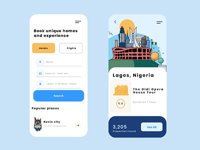 Mobile Interface flat illustration illustraion mobile app ui