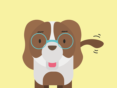 Teemo the Designer dog illustration