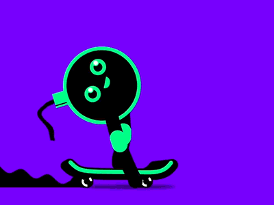 Skate Bomb 2d art 2danimation animated animation design flat frame by frame graphic graphicdesign icon illustration illustrator motion vector