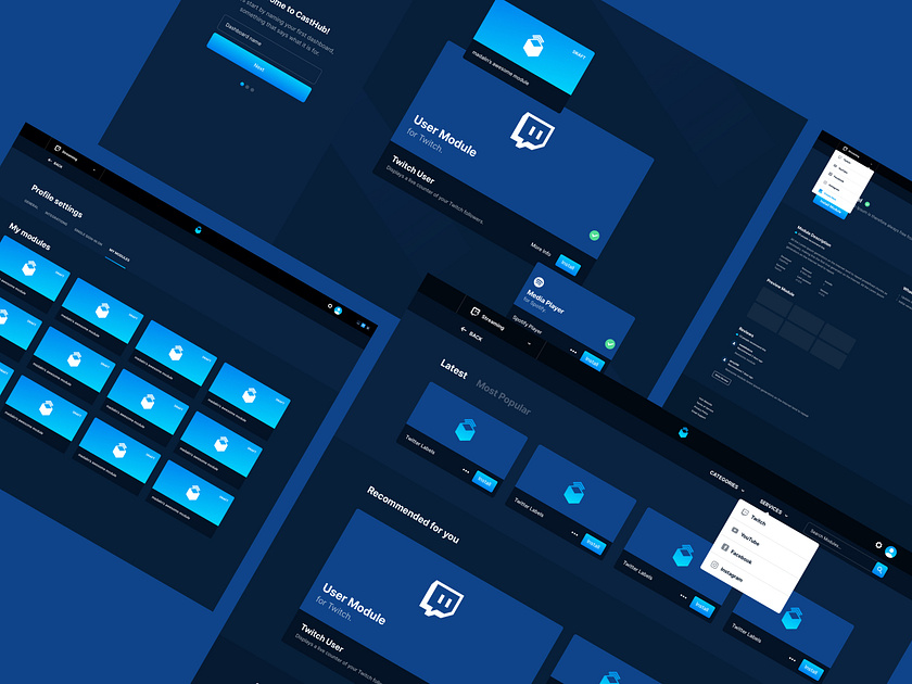 Modern Web App designs, themes, templates and downloadable graphic ...
