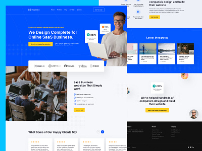 DesignJuice - Landing Page Freebie for SaaS Design Agency