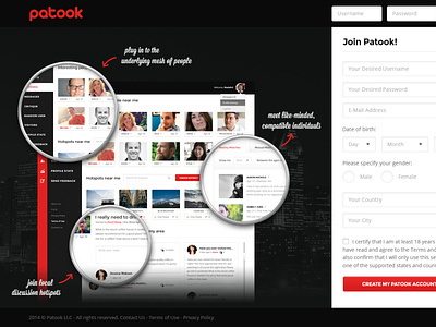 Patook Homepage (version1)
