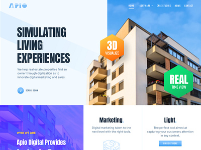 APIO Digital Website Design (Homepage)