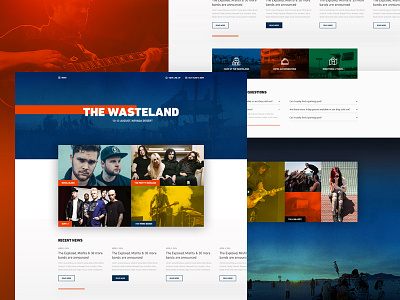 Rock Festival Concept bands concept design festival fictional music rock template