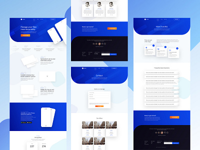 App Presentation Website about page app app presentation app showcase clean coming soon contact page design free fresh design how it works landing modern design page portfolio pricing tables psd template shapes template ui