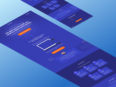 Landing Page for Agency Presentation