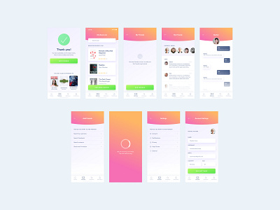 Book App Screens 2 health app health ui health ux ui ux