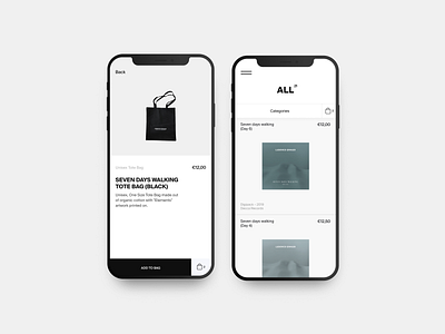 E-commerce Concept design ecommerce app mobile typography