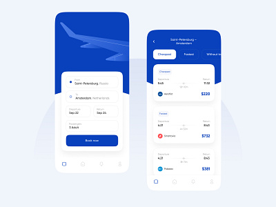 Flight Booking App app booking clean design flight booking minimal minimalism mobile product design ui