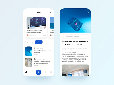 News App app clean design minimal minimalism mobile news ui uxui