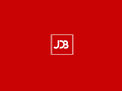 JDB Typography branding design flat logo illustration logo design minimal minimalist logo modern monogram typography
