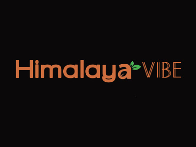 Himalaya Vibe branding design flat logo logo logo design minimal minimalist logo negativespace logo typography